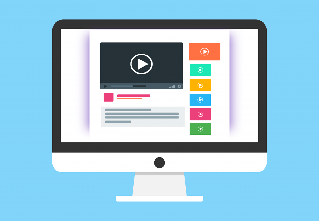illustration of video marketing