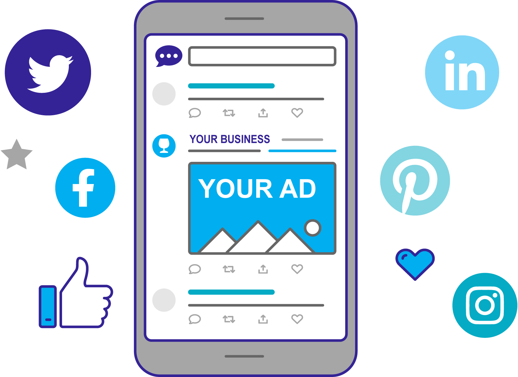 Service Graphic - Social Media