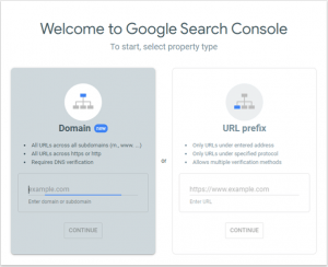 google search console