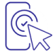 Service Icon - hand curser on mobile