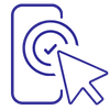 Service Icon - hand curser on mobile